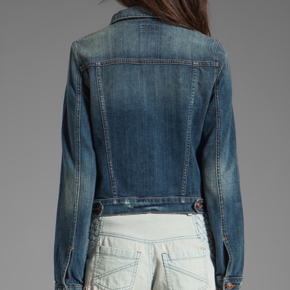 Hudson ‘Signature’ Jean Jacket Vintage Napoli SZ L - Picture 2 of 10